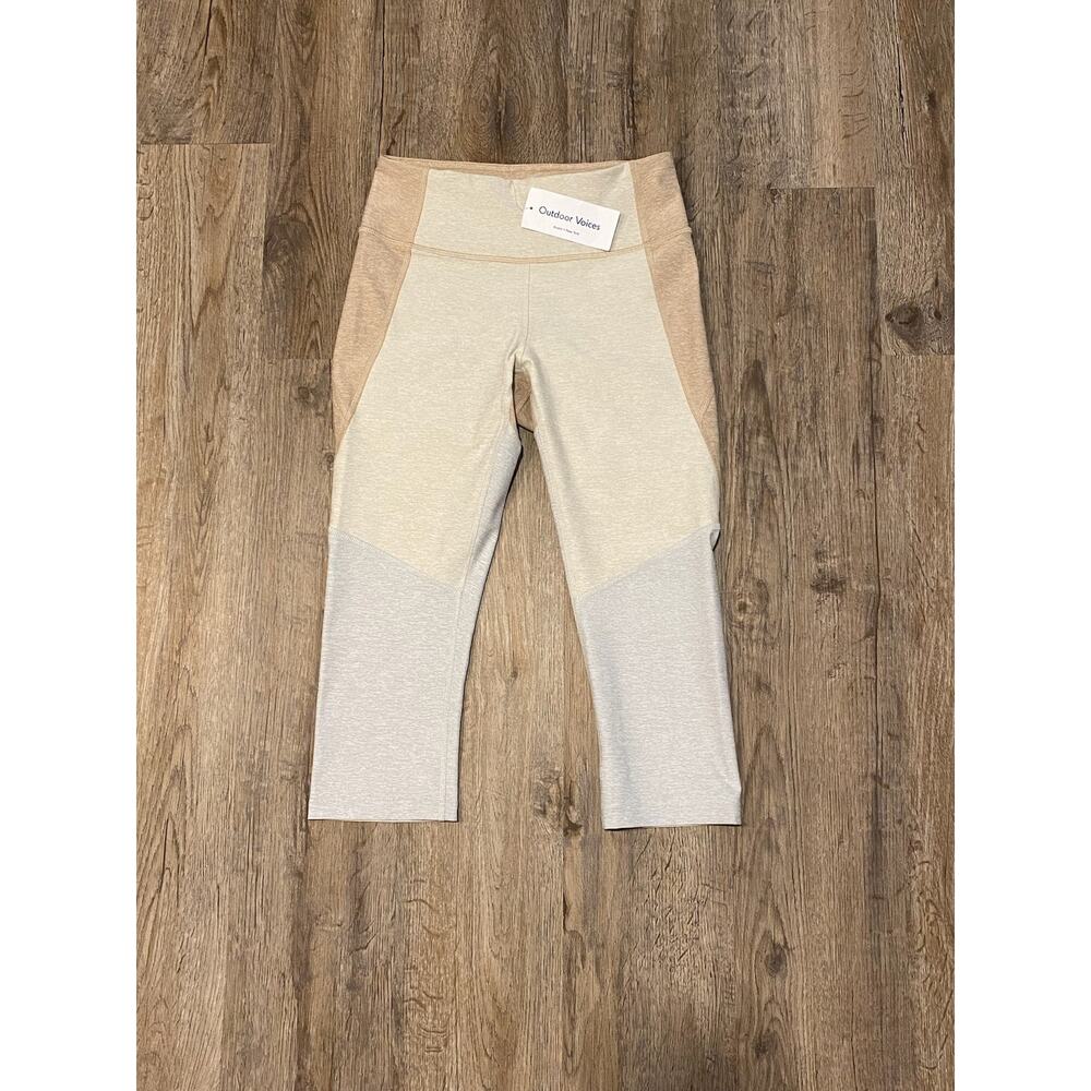 Outdoor Voices Womens Tri Tone Kneecap Legging Size XS